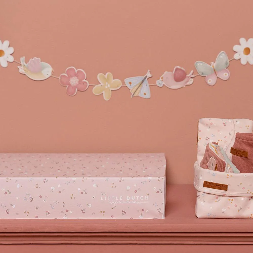 Colchão Muda Fraldas Little Dutch Pink Flowers 50x70cm - Image 4
