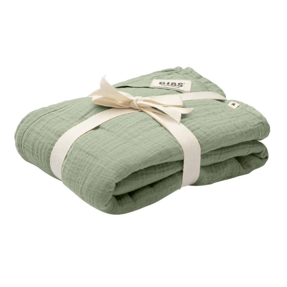 Musselina Bibs em Algodão Bio Sage120x120cm