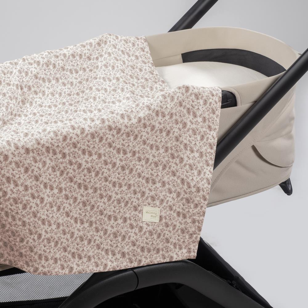 Musselina em Bambu Walking Mum Gala Cerise 120x120cm - Image 6