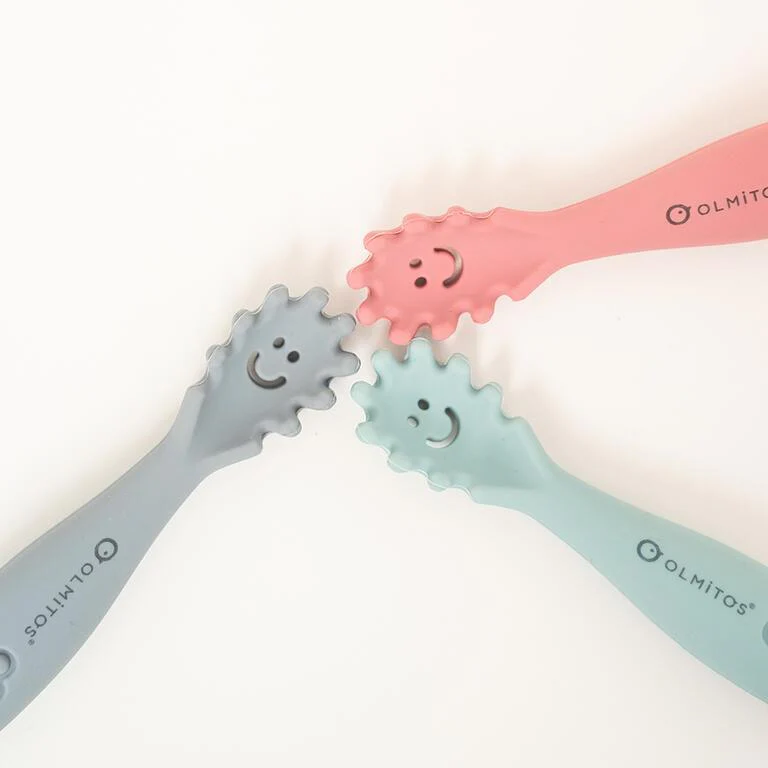 3 Talheres de Aprendizagem em Silicone Olmitos Azul - Image 6