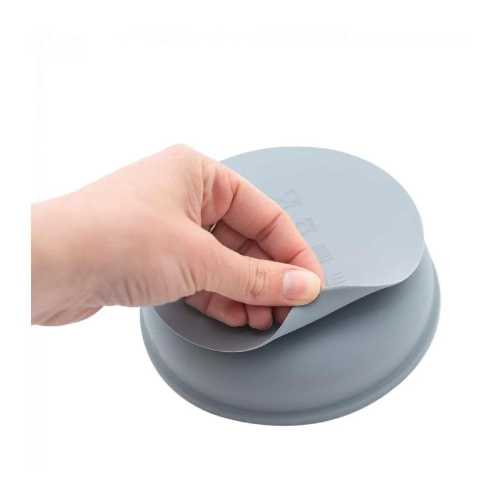 Conjunto de Alimentação em Silicone com 4 Peças Azul - Image 3