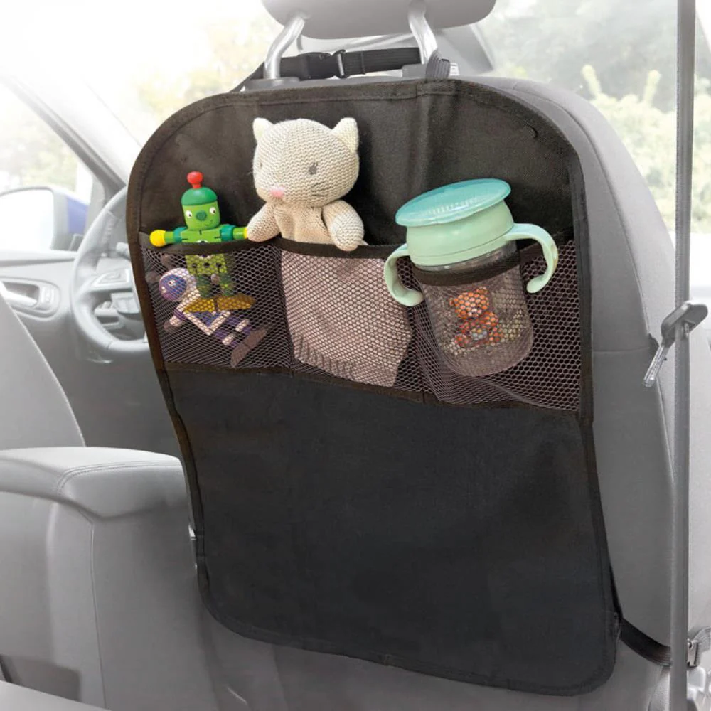 Organizador e Protetor Costas para Assento Automóvel Kiokids Preto - Image 3