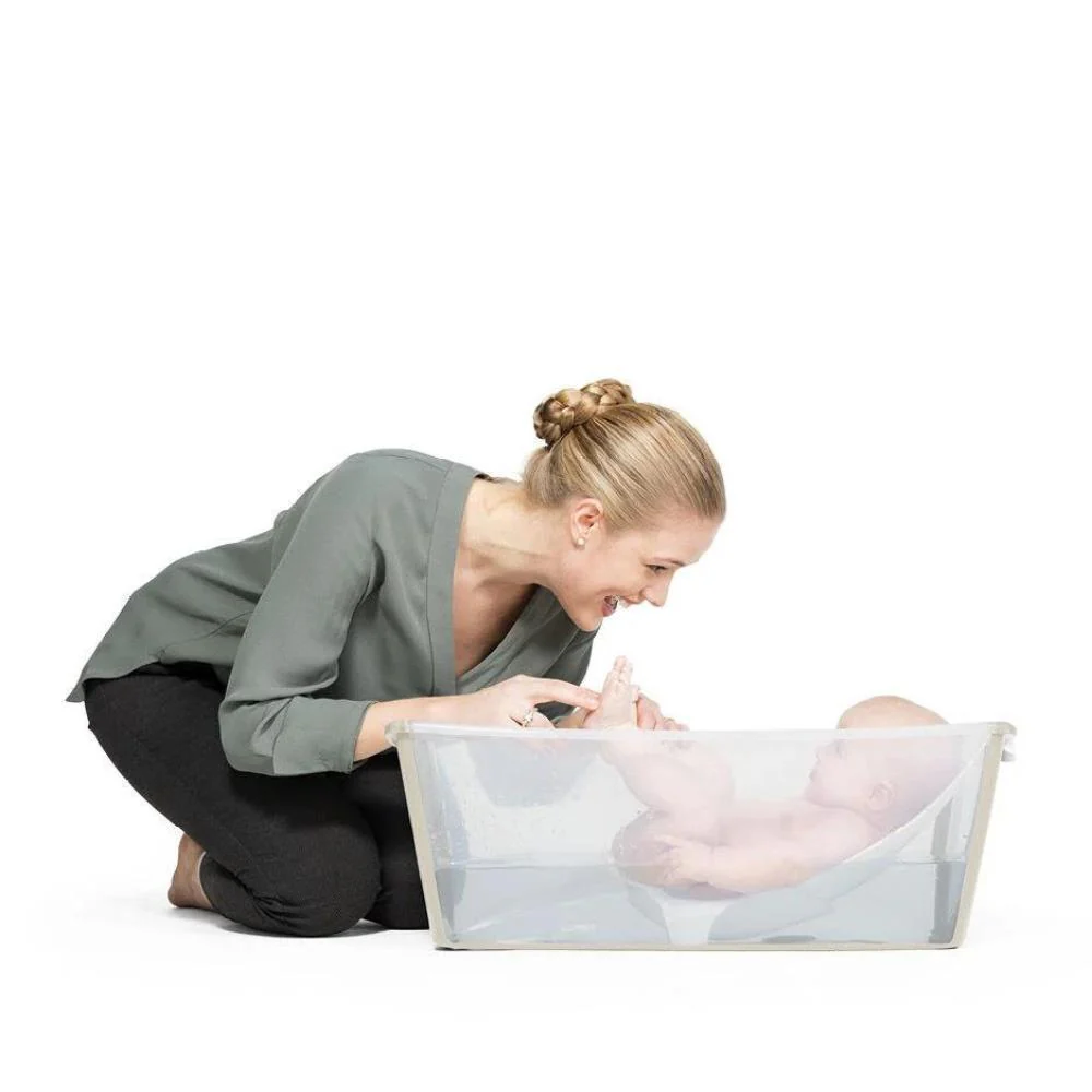 Pack Banheira Stokke Flexi Bath e Assento Sandy Beige - Image 4