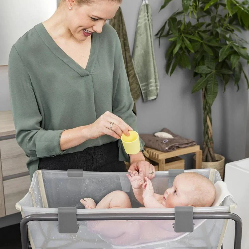Pack Banheira Stokke Flexi Bath e Assento Sandy Beige - Image 5