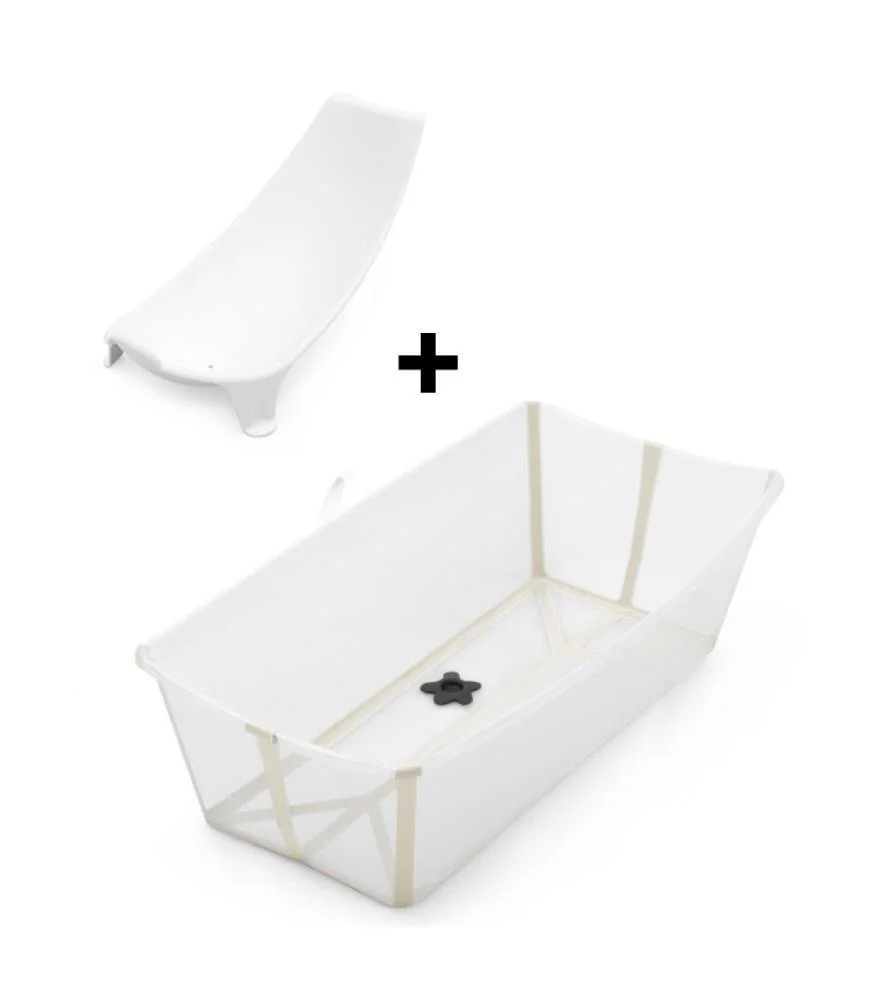 Pack Banheira Stokke Flexi Bath XL e Assento Sandy Beige - Image 2