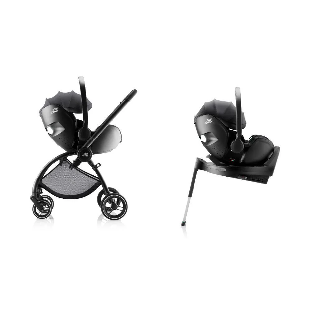 Pack Britax Römer Rio + Baby-Safe Pro Style Carbon Black + Base Vario 5Z - Image 2