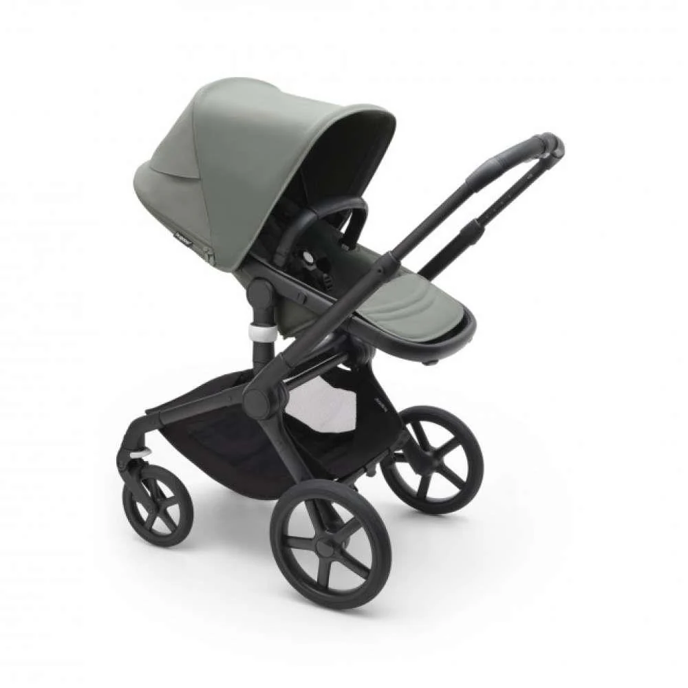 Pack Bugaboo Fox 5 Completo Black/Forest Green + Cybex Cloud T Plus Sepia Black 45-87cm + Adaptadores - Image 4