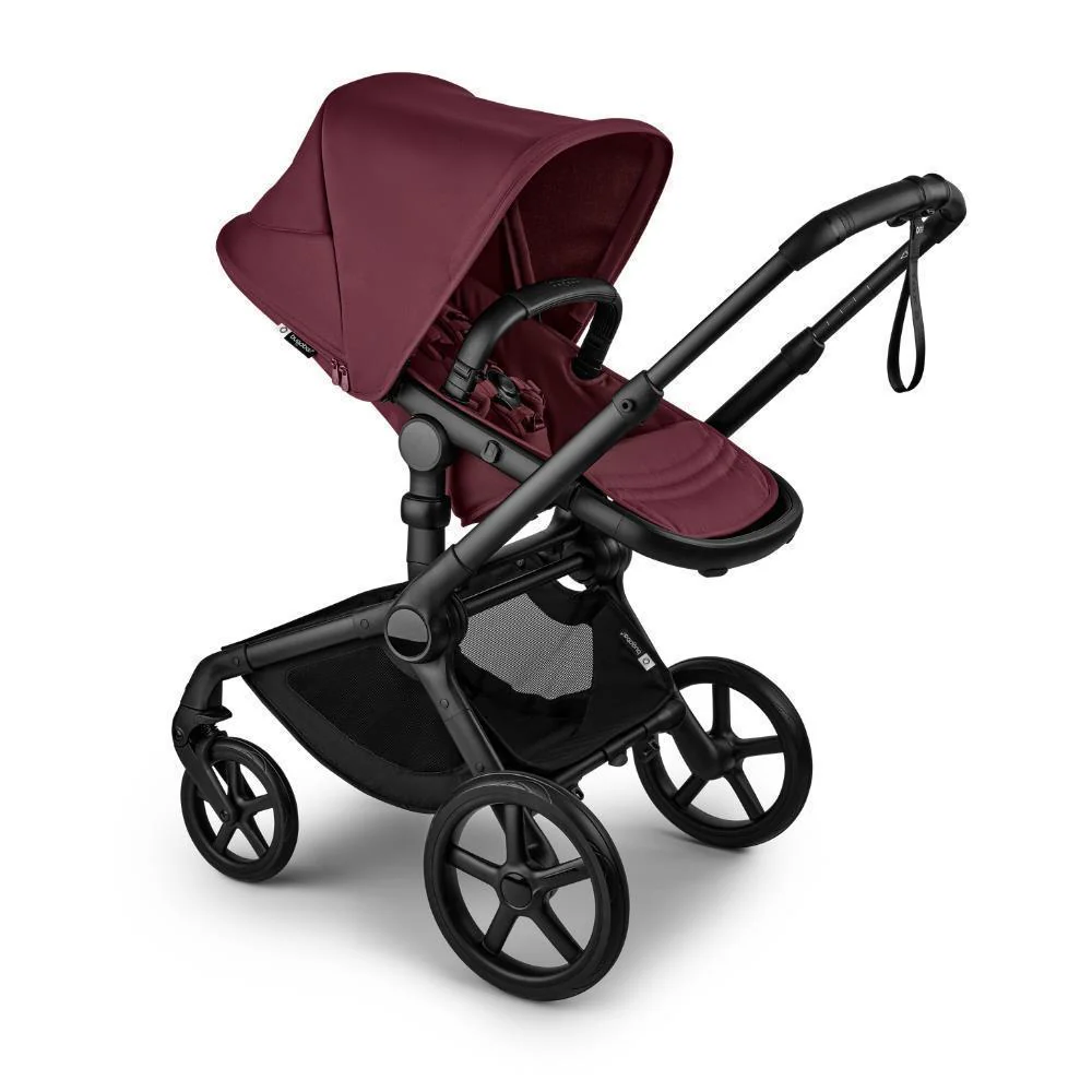 Pack Bugaboo Fox5 Renew Completo Black/Dark Cherry + Cybex Cloud T Plus Sepia Black 45-87cm + Adaptadores - Image 3