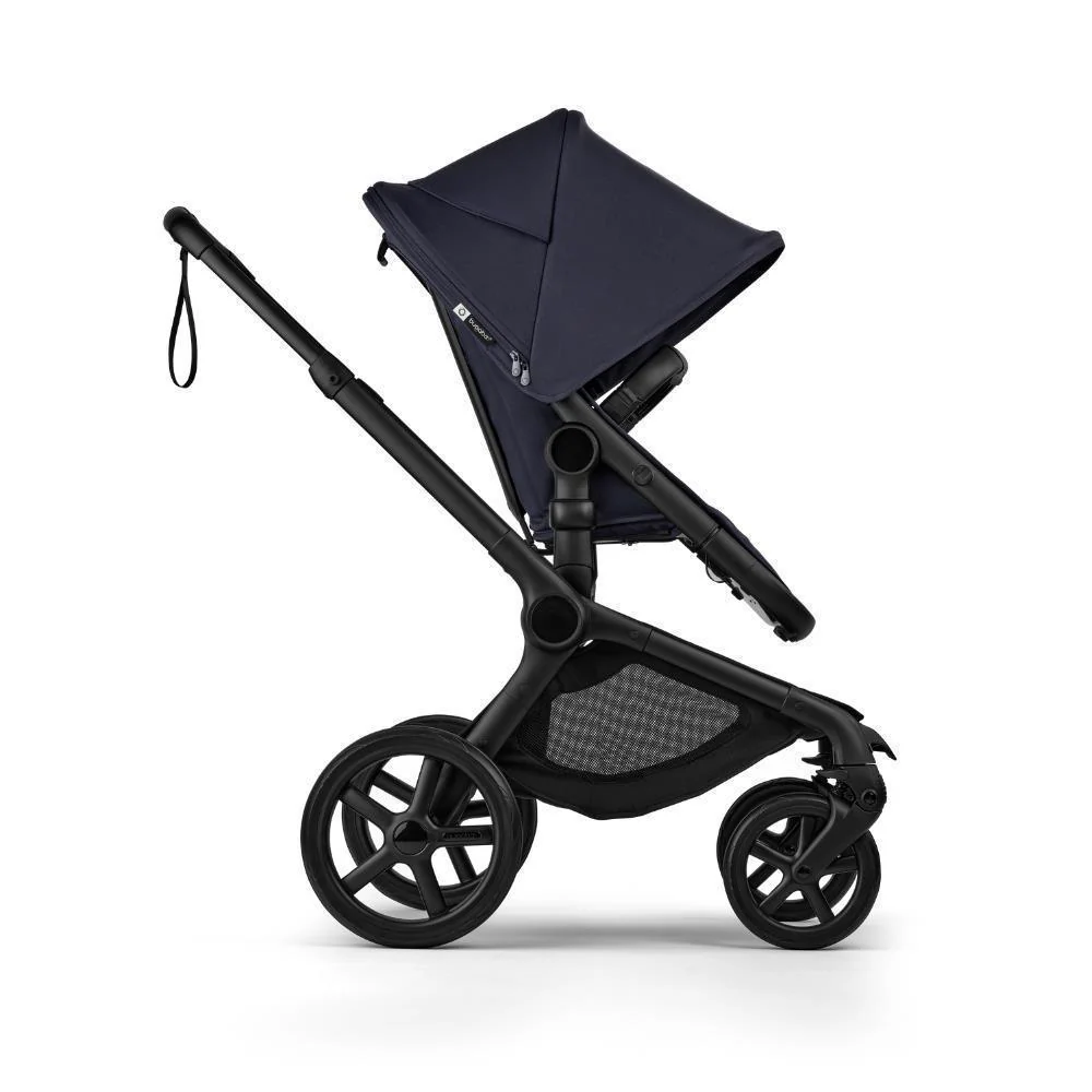 Pack Bugaboo Fox5 Renew Completo  Black/Indigo Blue + Cybex Cloud T Plus Sepia Black 45-87cm + Adaptadores - Image 5