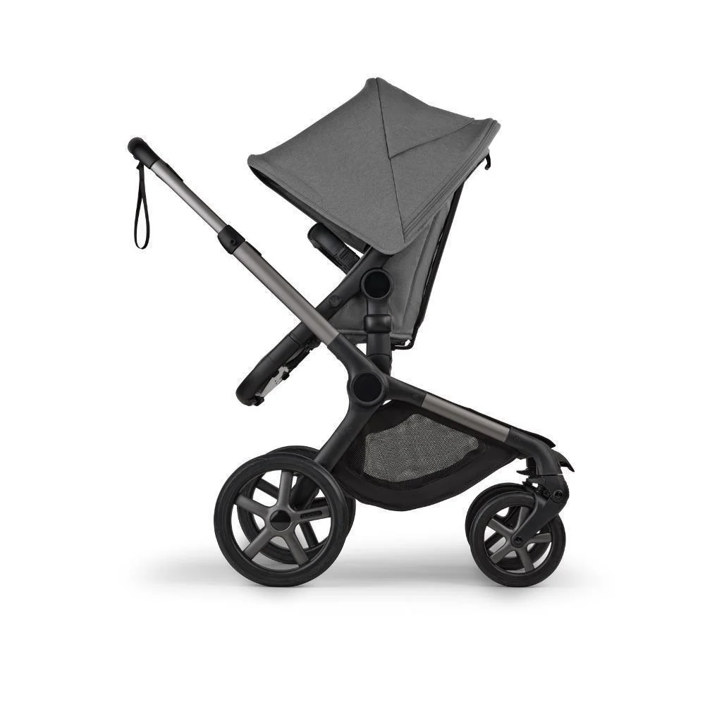 Pack Bugaboo Fox5 Renew Completo Graphite/Moon Grey + Cybex Cloud T Plus Mirage Grey 45-87cm + Adaptadores - Image 5