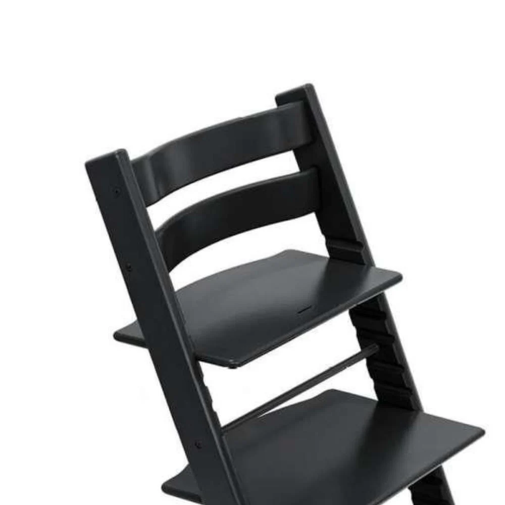 Pack Cadeira da Papa Stokke Tripp Trapp em Madeira Black + Newborn Set Anthracite + Almofada Clássica Nordic Grey - Image 2