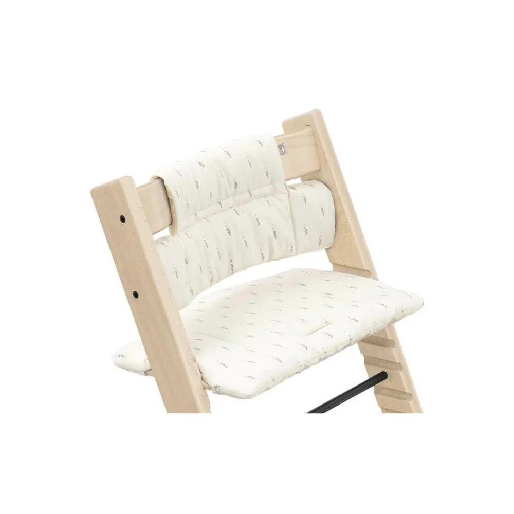Pack Cadeira da Papa Stokke Tripp Trapp em Madeira Oak Warm Brown + Newborn Set Grey + Almofada Clássica Wheat Cream - Image 5