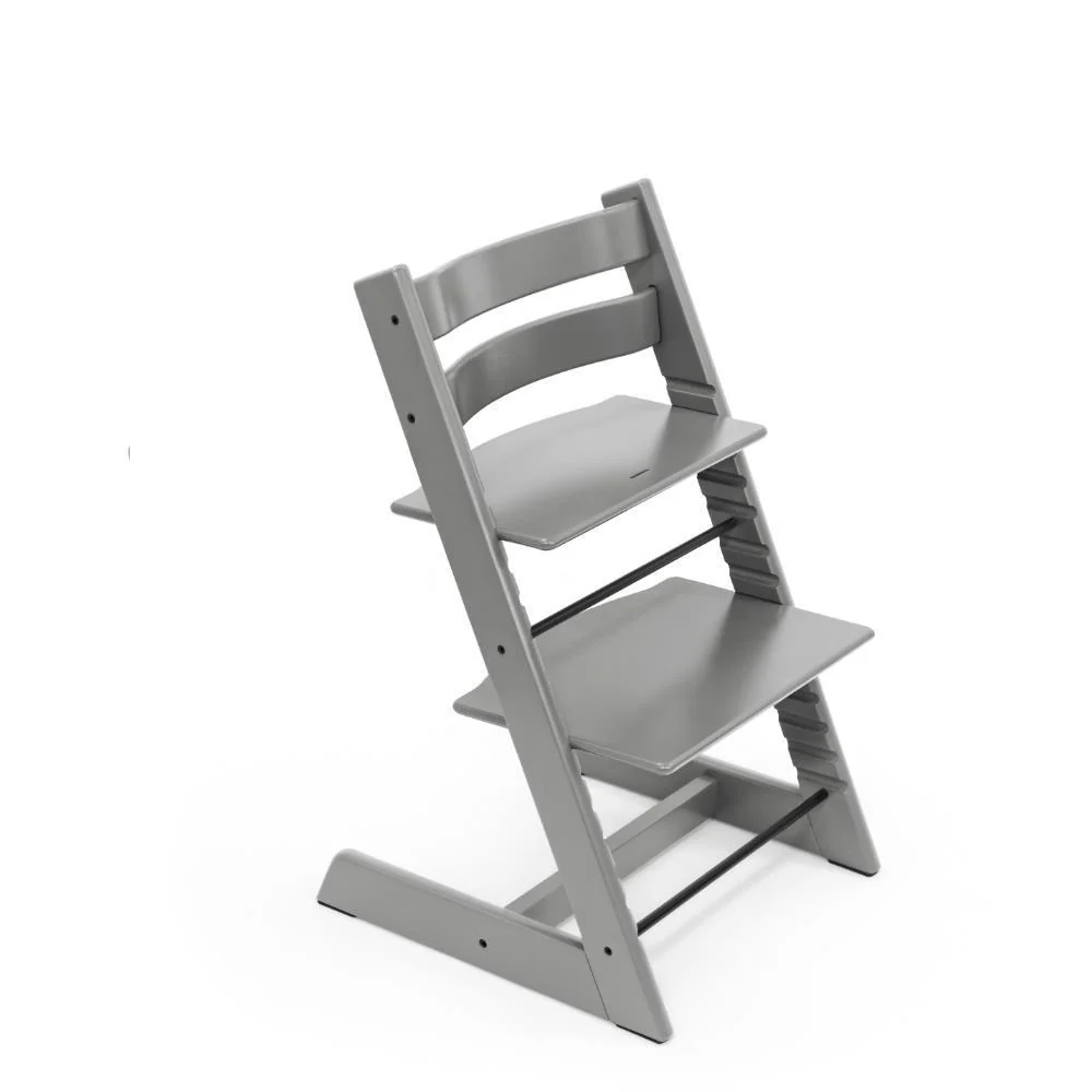 Pack Cadeira da Papa Stokke Tripp Trapp em Madeira Storm Grey + Almofada Clássica Nordic Grey - Image 3