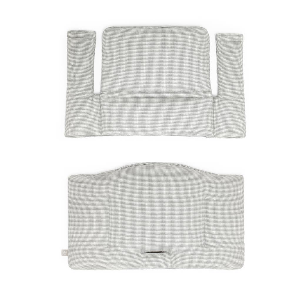 Pack Cadeira da Papa Stokke Tripp Trapp em Madeira White + Newborn Set Grey + Almofada Clássica Nordic Grey - Image 5