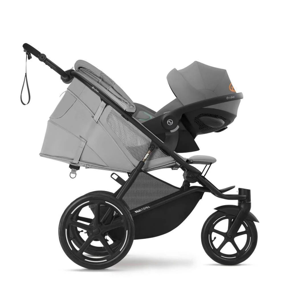 Pack Cybex Avi Spin BLK Fog Grey + Alcofa S Fog Grey+ Adaptadores de Alcofa S Avi Spin + Cybex Cloud G i-Size Fog Grey 40-87cm - Image 3