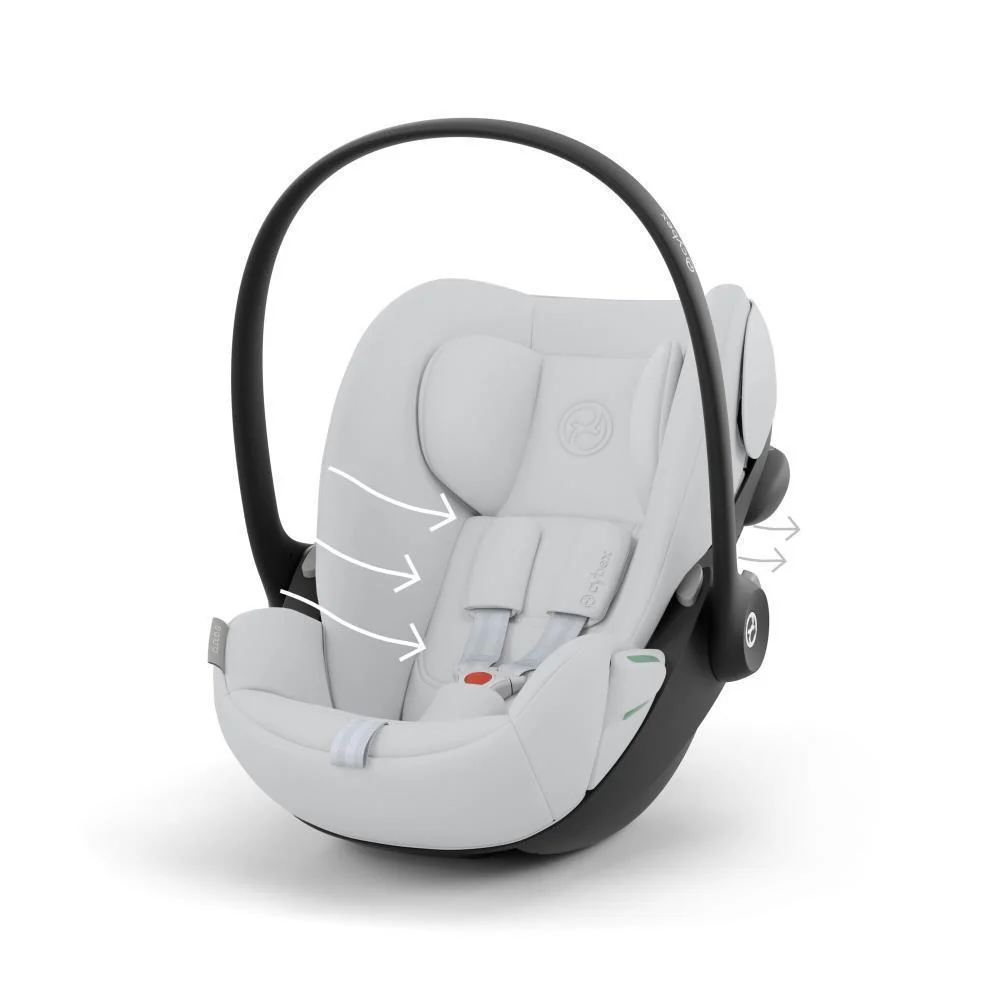Pack Cybex Balios S Lux SLV Stone Grey + Alcofa S Lux Stone Grey + Adaptadores + Cloud G i-Size Fog Grey 40-87cm - Image 16