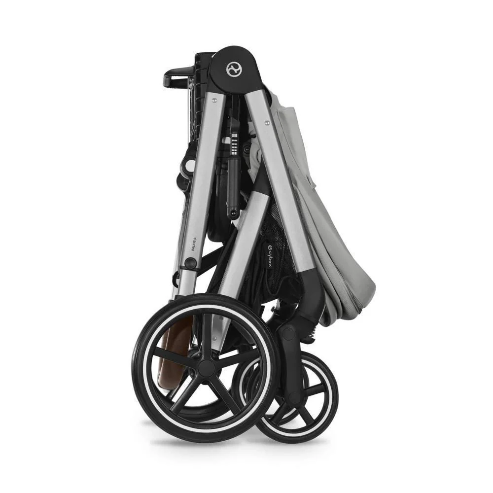 Pack Cybex Balios S Lux SLV Stone Grey + Alcofa S Lux Stone Grey + Adaptadores + Cloud G i-Size Fog Grey 40-87cm - Image 2