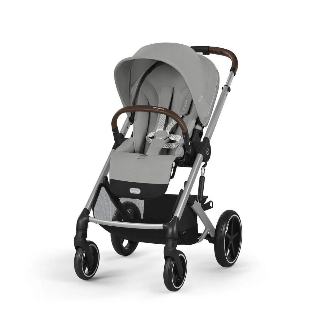 Pack Cybex Balios S Lux SLV Stone Grey + Alcofa S Lux Stone Grey + Adaptadores + Cloud G i-Size Fog Grey 40-87cm - Image 3