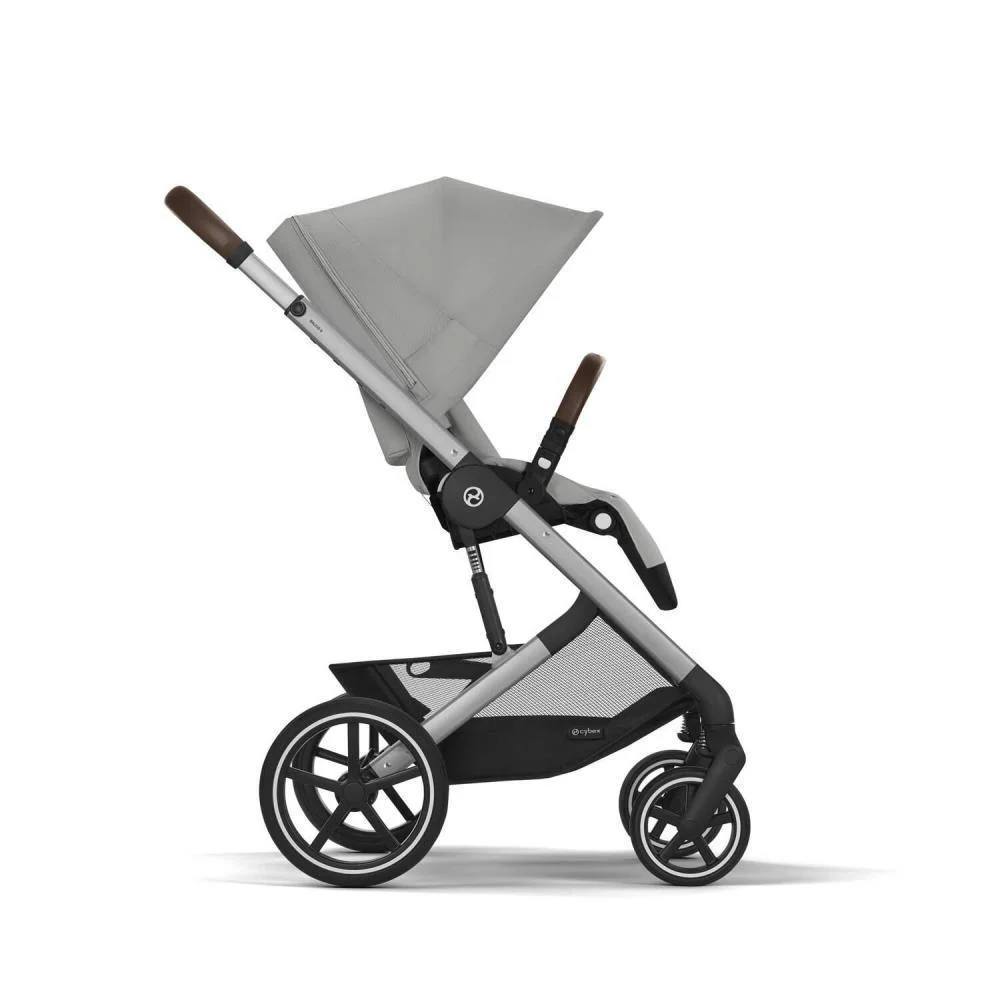 Pack Cybex Balios S Lux SLV Stone Grey + Alcofa S Lux Stone Grey + Adaptadores + Cloud G i-Size Fog Grey 40-87cm - Image 5