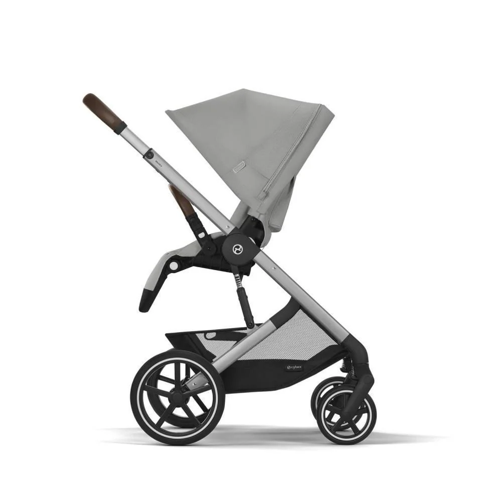 Pack Cybex Balios S Lux SLV Stone Grey + Alcofa S Lux Stone Grey + Adaptadores + Cloud G i-Size Fog Grey 40-87cm - Image 6