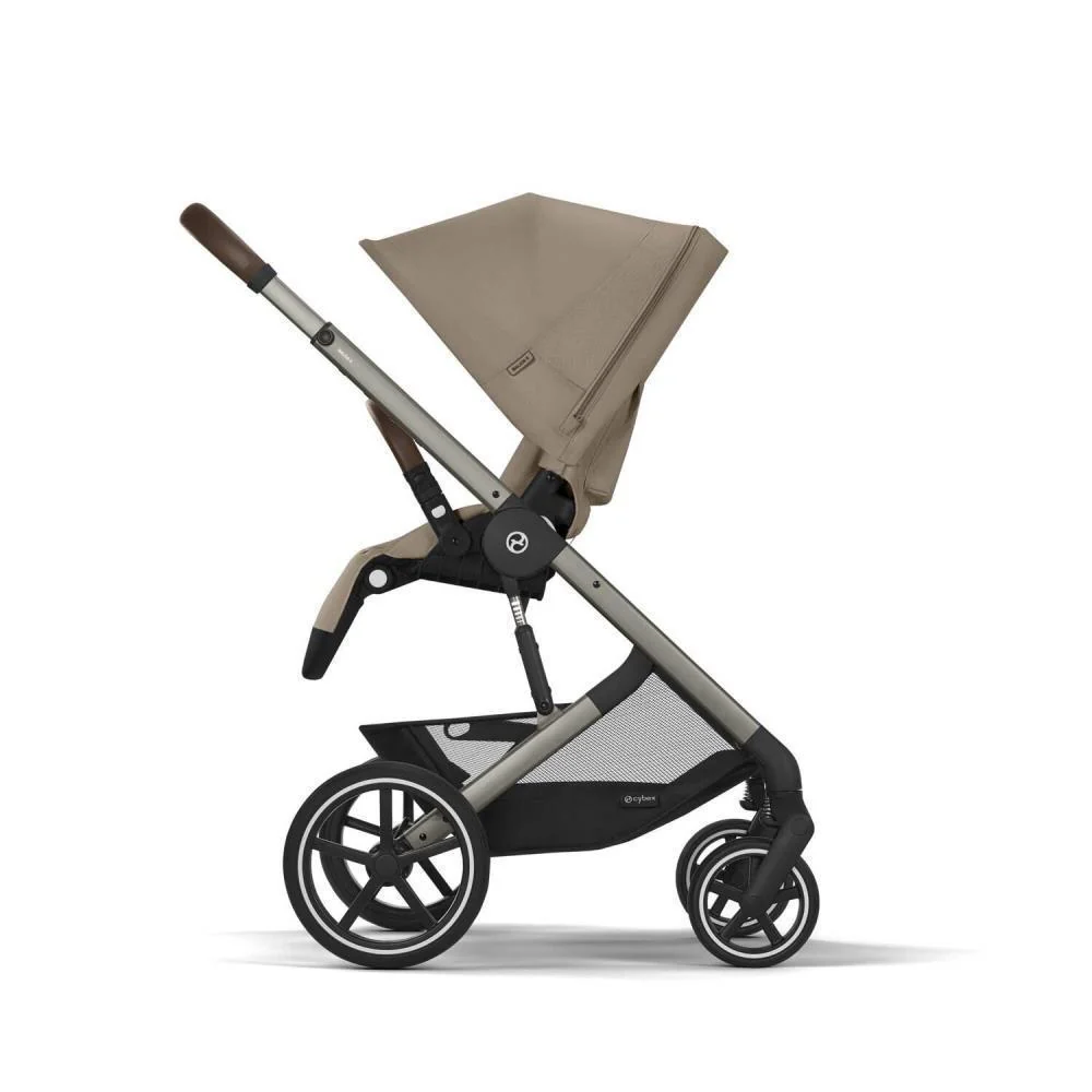 Pack Cybex Balios S Lux TPE Almond Beige + Alcofa S Lux Almond Beige + Adaptadores + Cloud G i-Size Fog Grey 40-87cm - Image 6