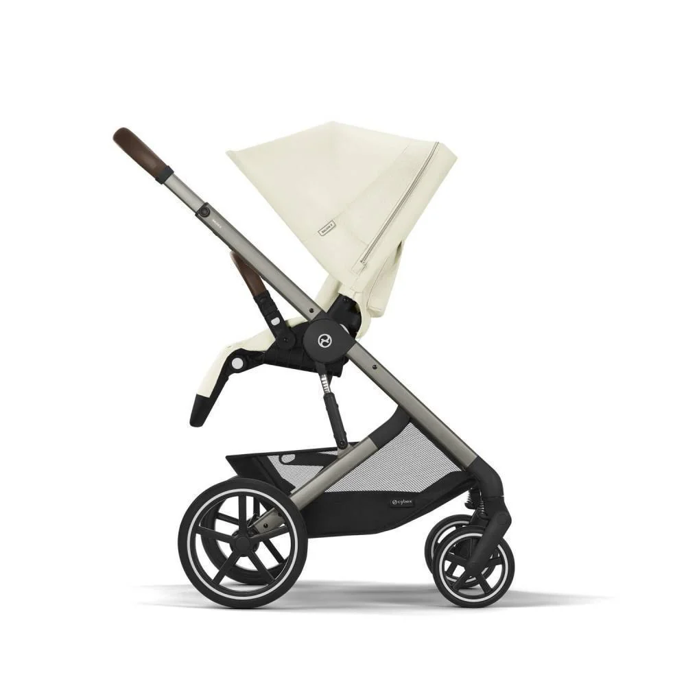 Pack Cybex Balios S Lux TPE Seashell Beige + Alcofa S Lux Seashell Beige + Adaptadores + Cloud G i-Size Fog Grey 40-87cm - Image 6