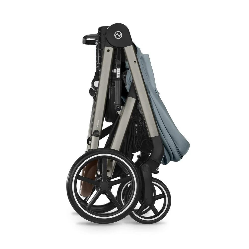 Pack Cybex Balios S Lux TPE Stormy Blue + Alcofa S Lux  Stormy Blue + Adaptadores + Cloud G i-Size Fog Grey 40-87cm - Image 2