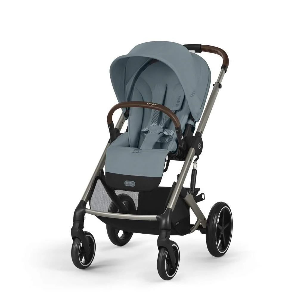 Pack Cybex Balios S Lux TPE Stormy Blue + Alcofa S Lux  Stormy Blue + Adaptadores + Cloud G i-Size Fog Grey 40-87cm - Image 3