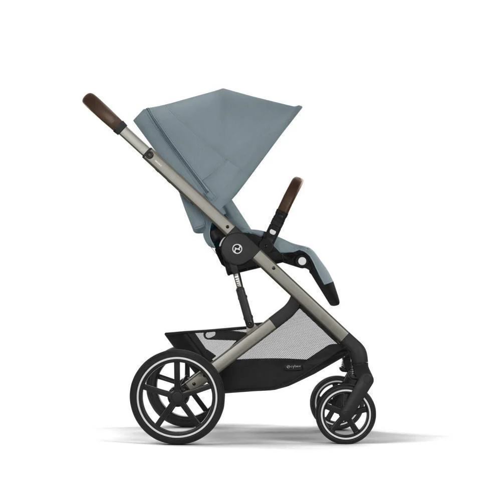 Pack Cybex Balios S Lux TPE Stormy Blue + Alcofa S Lux  Stormy Blue + Adaptadores + Cloud G i-Size Fog Grey 40-87cm - Image 5