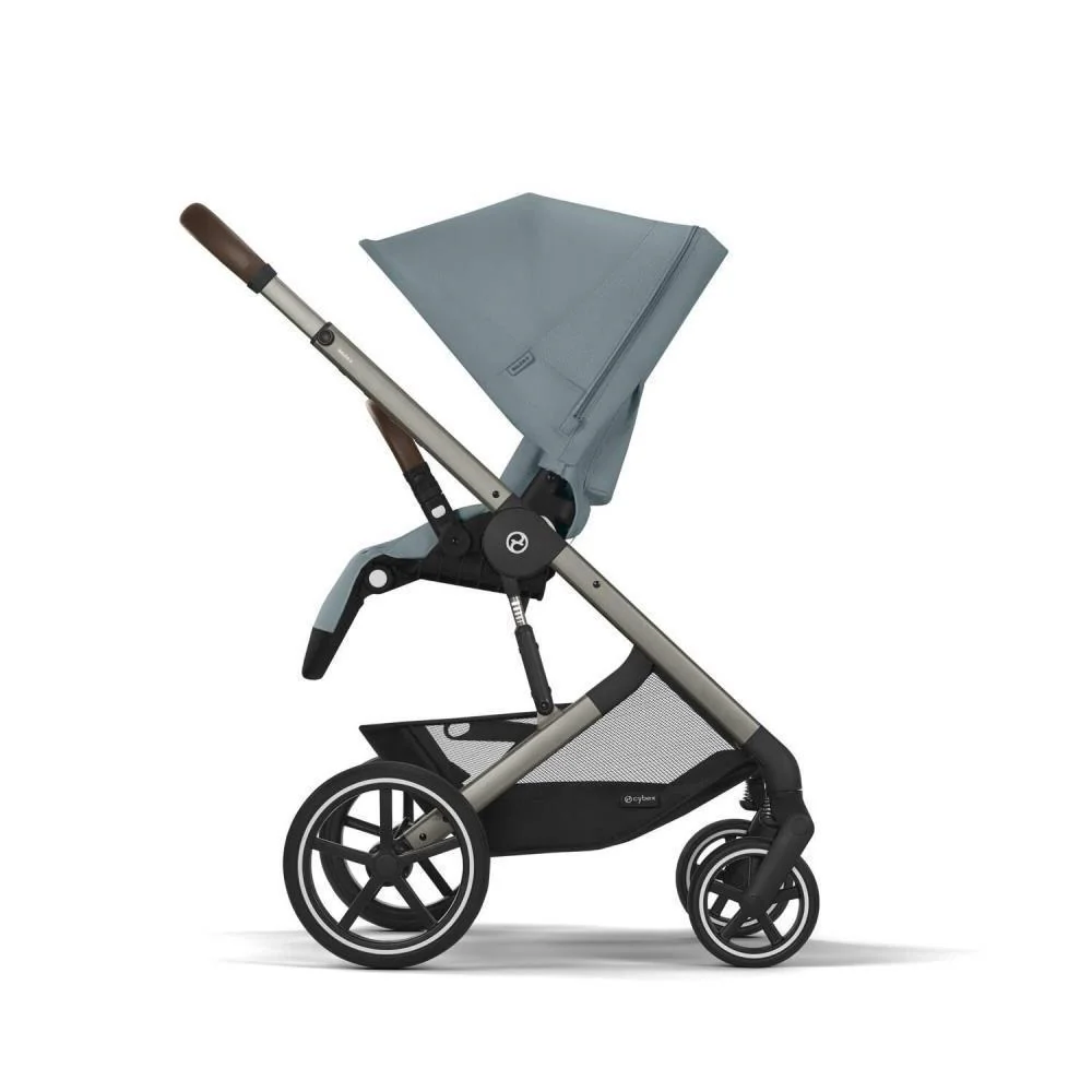 Pack Cybex Balios S Lux TPE Stormy Blue + Alcofa S Lux  Stormy Blue + Adaptadores + Cloud G i-Size Fog Grey 40-87cm - Image 6