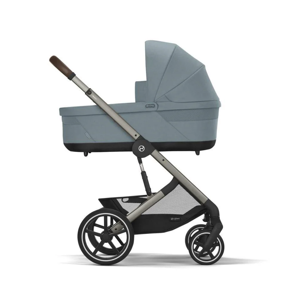 Pack Cybex Balios S Lux TPE Stormy Blue + Alcofa S Lux  Stormy Blue + Adaptadores + Cloud G i-Size Fog Grey 40-87cm - Image 8