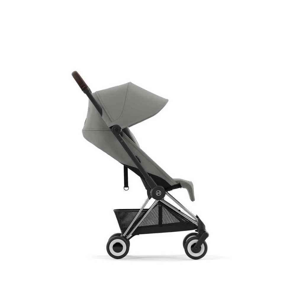 Pack Cybex Coya Chrome Dark Brown Mirage Grey + Barra de Apoio de Braços Dark Brown - Image 9