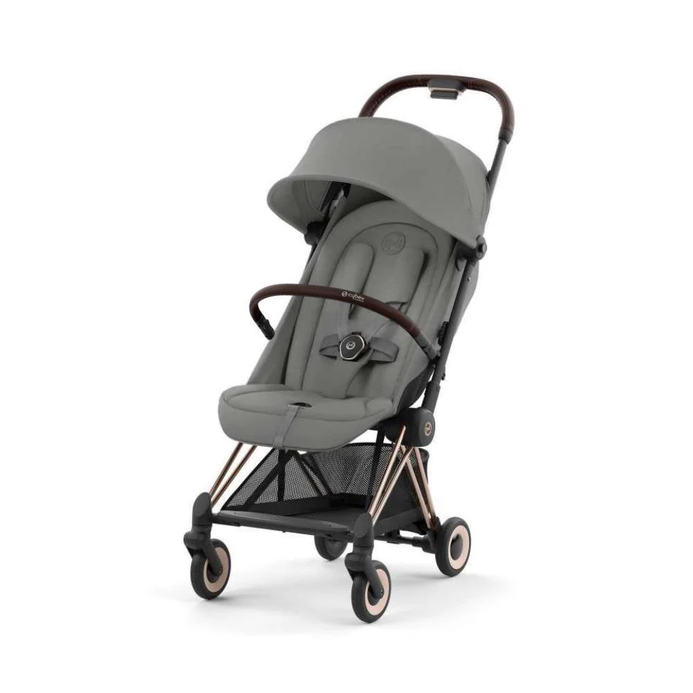 Pack Cybex Coya Rosegold Mirage Grey + Barra de Apoio de Braços Dark Brown - Image 2