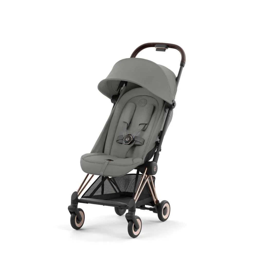 Pack Cybex Coya Rosegold Mirage Grey + Barra de Apoio de Braços Dark Brown - Image 3