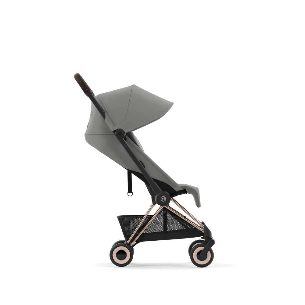 Pack Cybex Coya Rosegold Mirage Grey + Barra de Apoio de Braços Dark Brown - Image 9