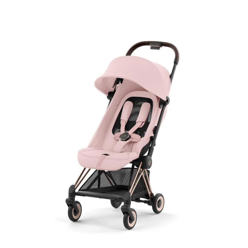 Pack Cybex Coya Rosegold Peach Pink + Barra de Apoio de Braços Dark Brown - Image 5