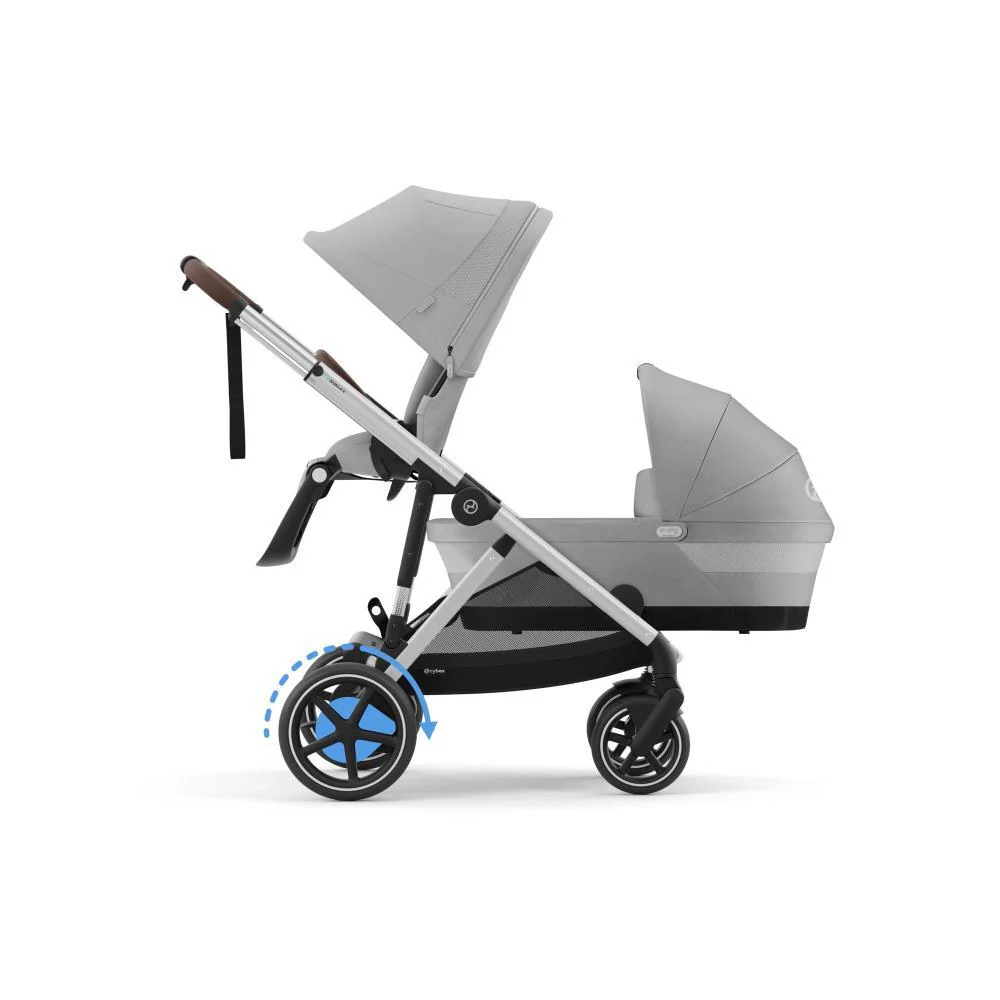 Pack Cybex  e-Gazelle S SLV + Alcofa Gazelle S Stone Grey - Image 3