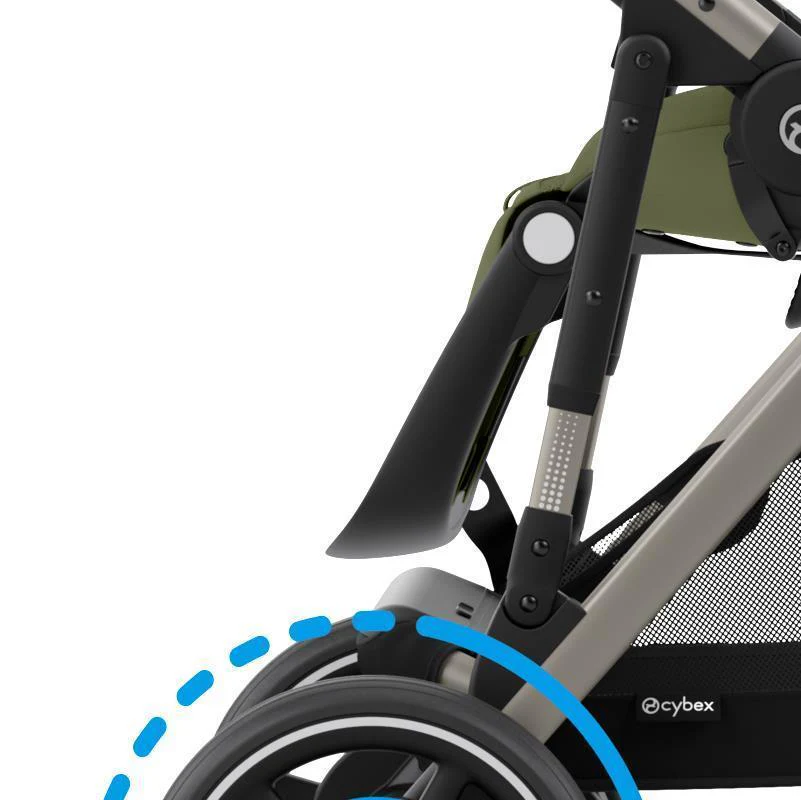 Pack Cybex e-Gazelle S TPE Moss Green + Cloud G i-Size Plus Moon Black 40-87 cm + Adaptadores + Base Isofix G i-Size - Image 8