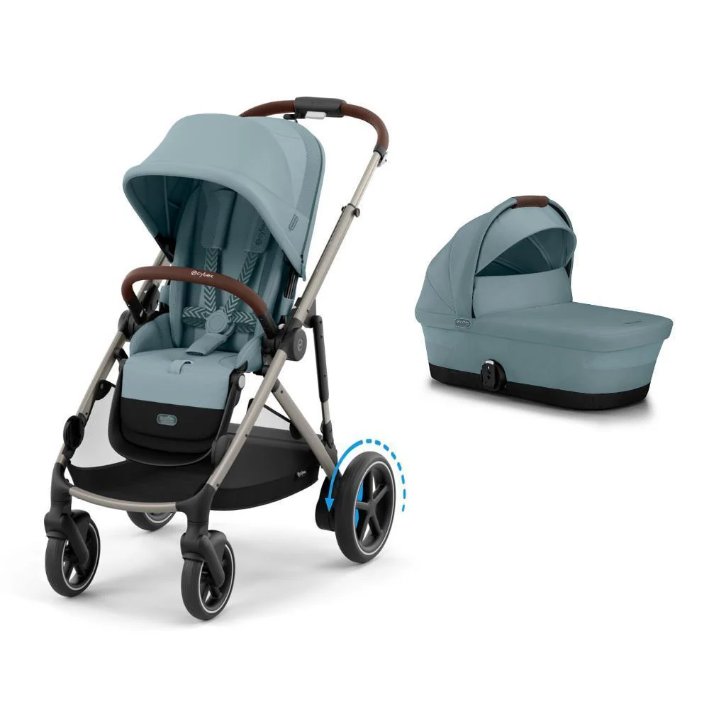 Pack Cybex  e-Gazelle S TPE + Alcofa Gazelle S Stormy Blue