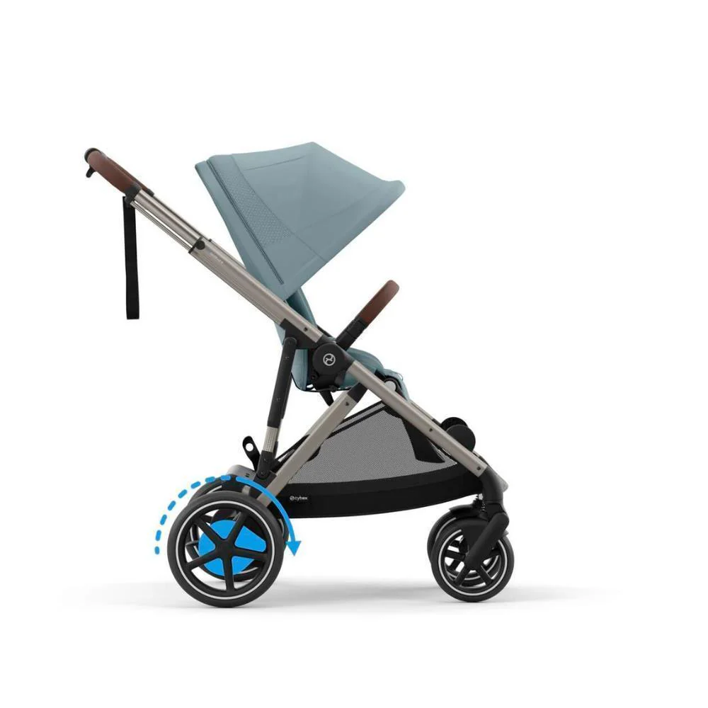 Pack Cybex e-Gazelle S TPE Stormy Blue + Cloud G i-Size Plus Stormy Blue 40-87 cm + Adaptadores + Base Isofix G i-Size - Image 2