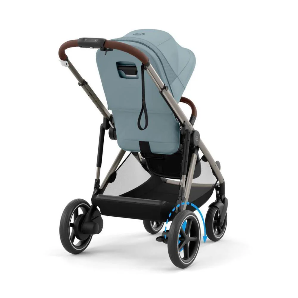 Pack Cybex e-Gazelle S TPE Stormy Blue + Cloud G i-Size Plus Stormy Blue 40-87 cm + Adaptadores + Base Isofix G i-Size - Image 3