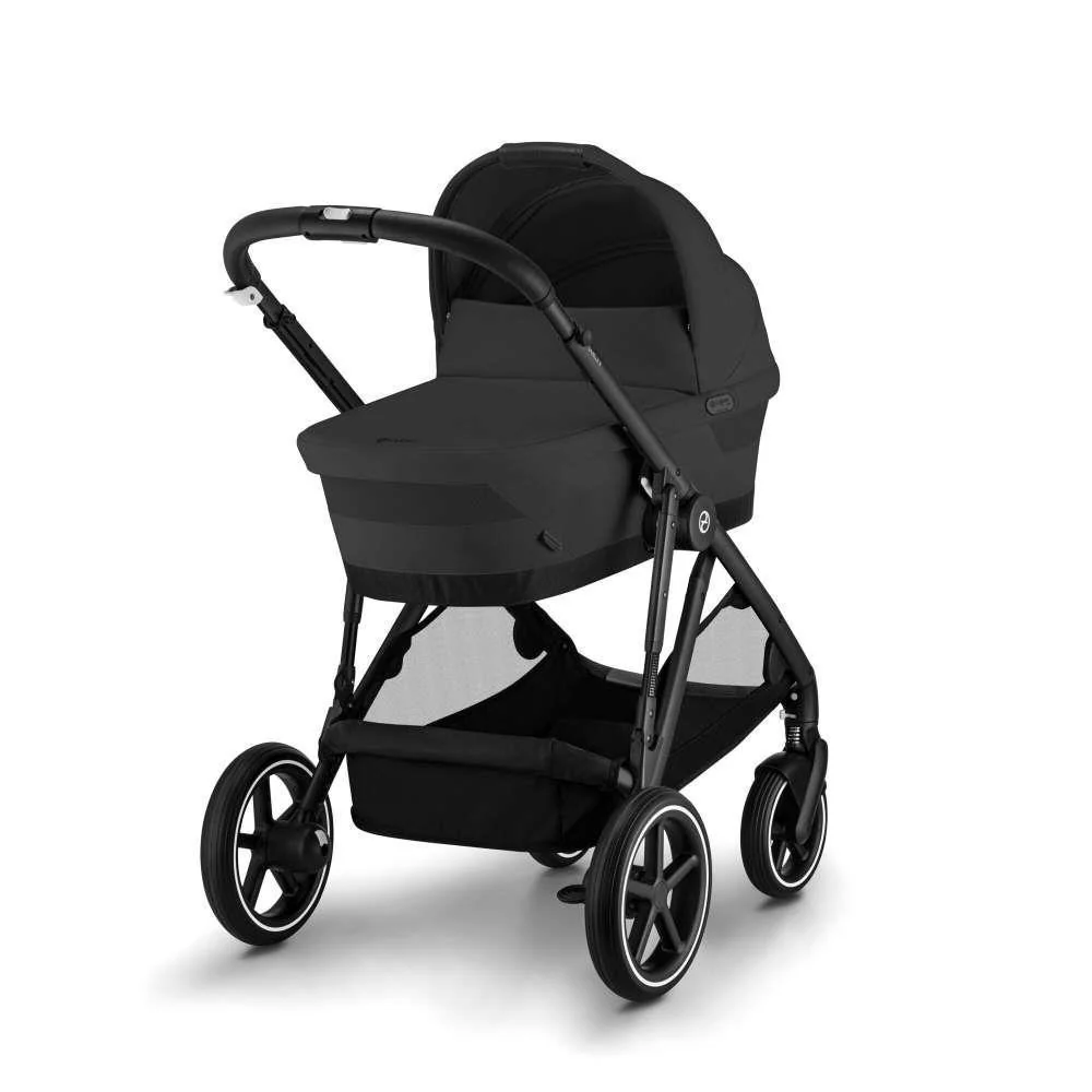 Pack Cybex Gazelle S BLK Moon Black + Alcofa Gazelle S Moon Black + Cloud G i-Size Plus Moon Black 40-87 cm + Adaptadores - Image 2
