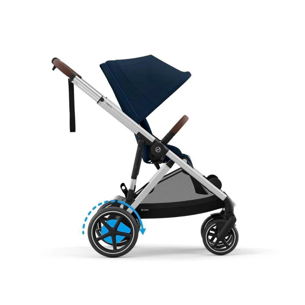 Pack Cybex e-Gazelle S SLV Ocean Blue + Cloud G i-Size Plus Ocean Blue 40-87 cm + Adaptadores + Base Isofix G i-Size - Image 3