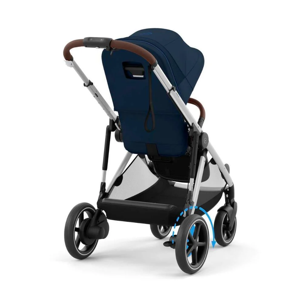 Pack Cybex e-Gazelle S SLV Ocean Blue + Cloud G i-Size Plus Ocean Blue 40-87 cm + Adaptadores + Base Isofix G i-Size - Image 5