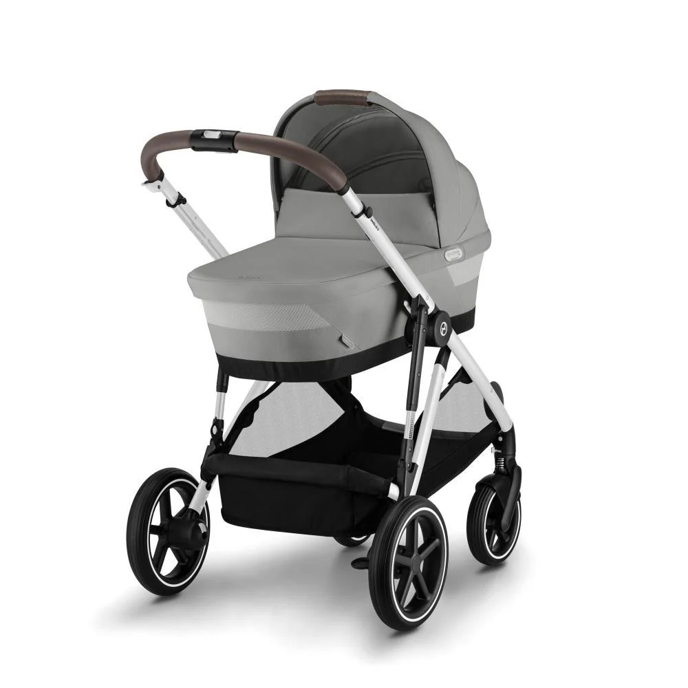 Pack Cybex Gazelle S SLV Stone Grey + Alcofa Gazelle S Stone Grey + Cloud G i-Size Plus Stone Grey 40-87 cm + Adaptadores - Image 2