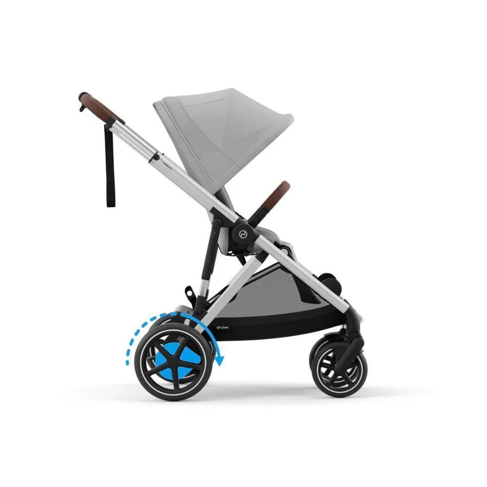 Pack Cybex e-Gazelle S SLV Stone Grey + Cloud G i-Size Plus Stone Grey 40-87 cm + Adaptadores + Base Isofix G i-Size - Image 2
