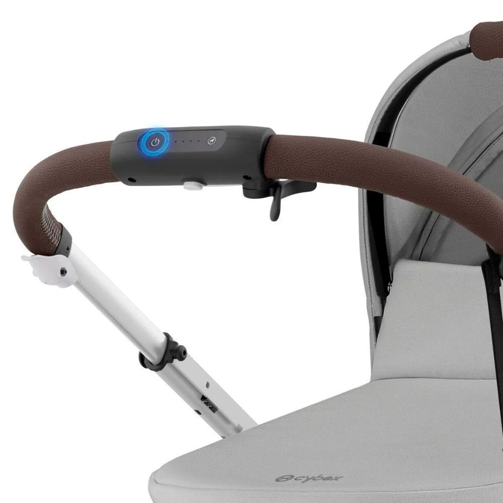Pack Cybex e-Gazelle S SLV Stone Grey + Cloud G i-Size Plus Stone Grey 40-87 cm + Adaptadores + Base Isofix G i-Size - Image 8
