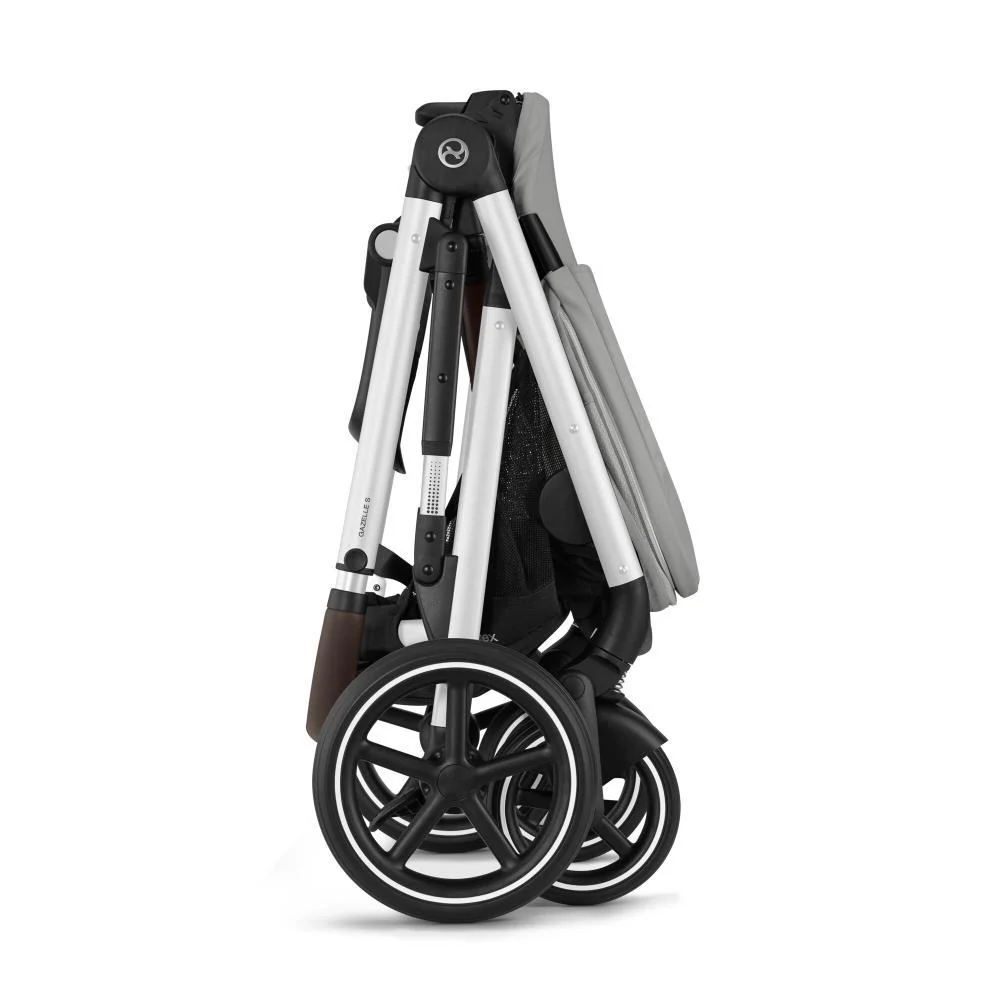 Pack Cybex Gazelle S SLV Stone Grey + Cloud G i-Size Plus Stone Grey 40-87 cm + Adaptadores + Base Isofix G i-Size - Image 7