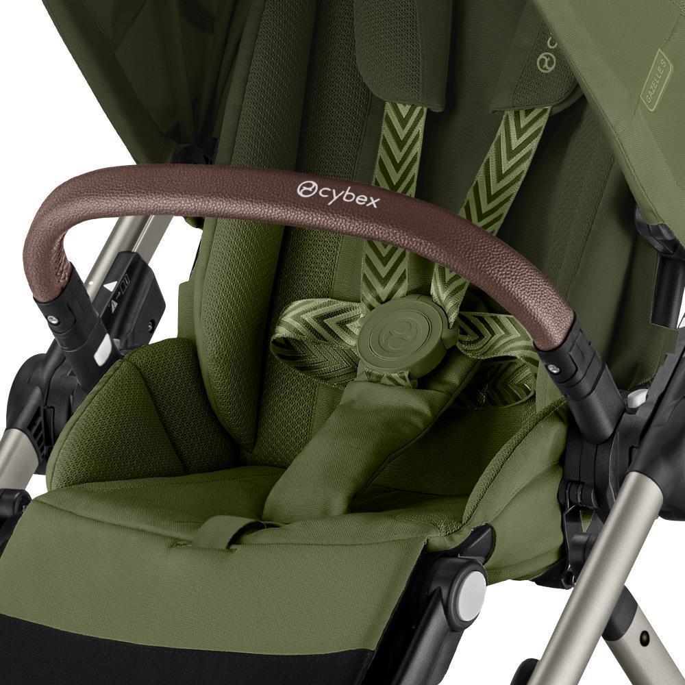 Pack Cybex Gazelle S TPE Moss Green + Alcofa Gazelle S Moss Green + Cloud G i-Size Plus Moon Black 40-87 cm + Adaptadores - Image 10
