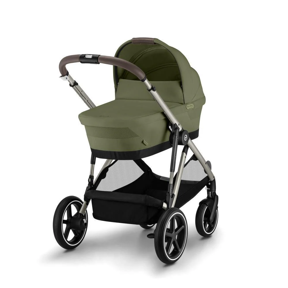 Pack Cybex Gazelle S TPE Moss Green + Alcofa Gazelle S Moss Green + Cloud G i-Size Plus Moon Black 40-87 cm + Adaptadores - Image 2